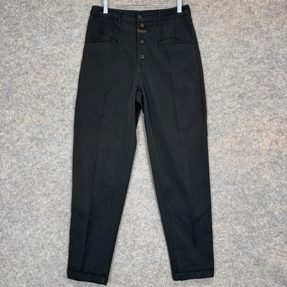 Vintage Marithe Francois Girbaud Ultra High Waist Trouser Pants 9/10 W28 Button